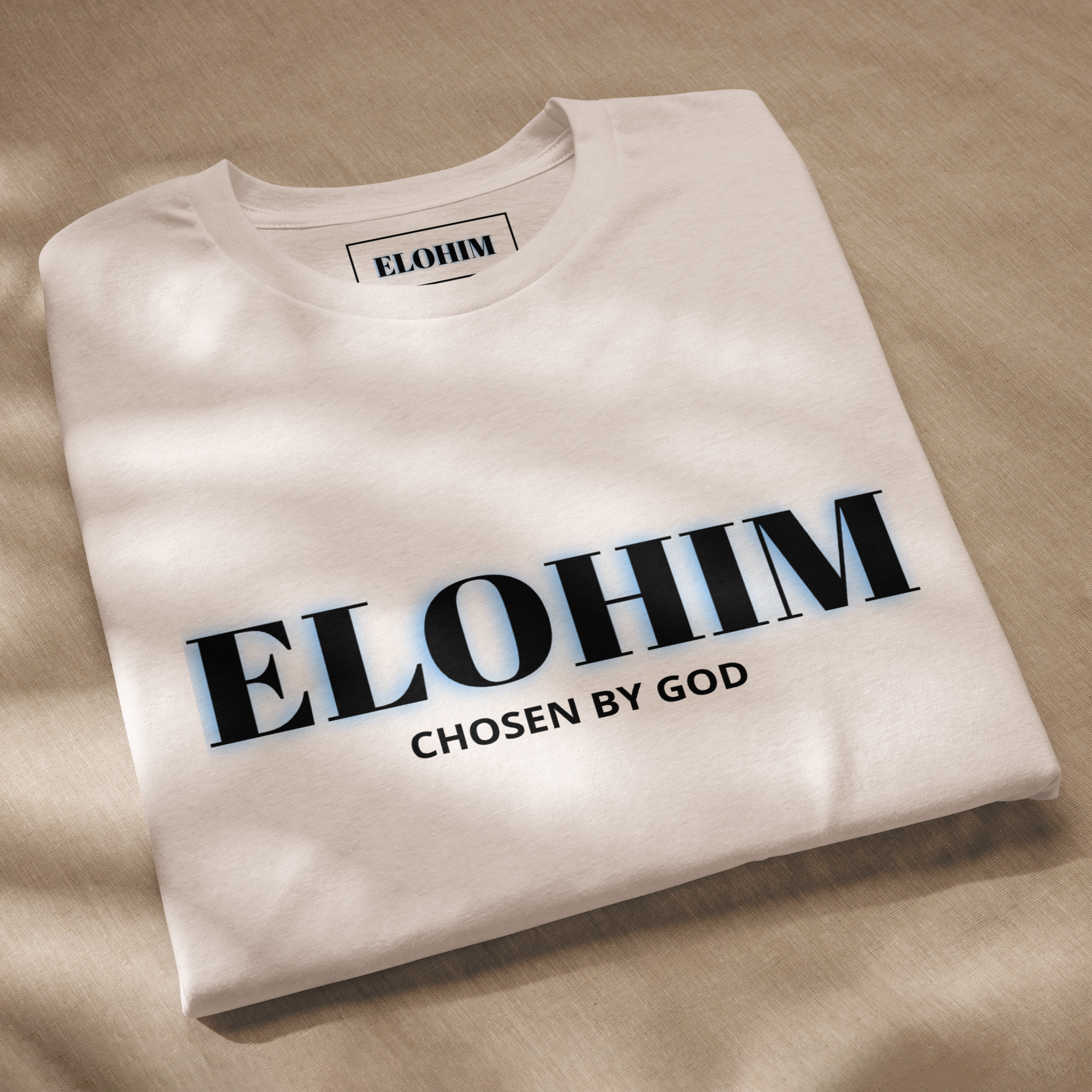 Close-up detail of Faith T-Shirt